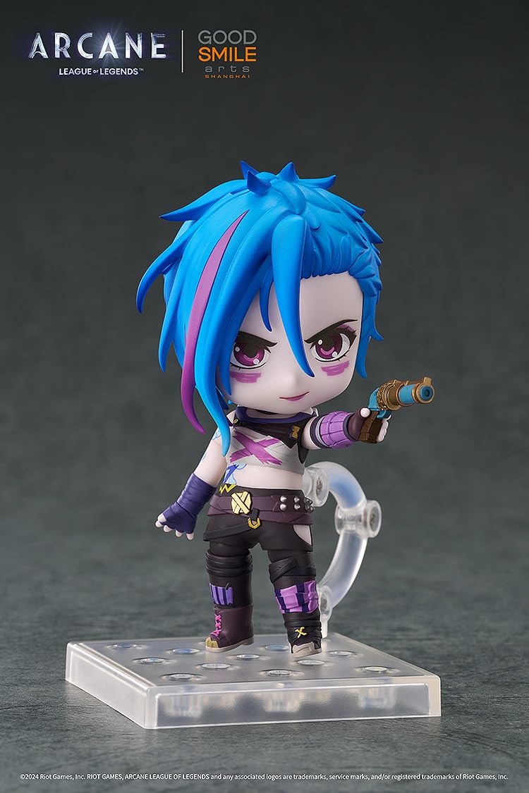 Good Smile Company Jinx Arcane Ver. Nendoroid Action Figure | Arcane x League of Legends Collectible