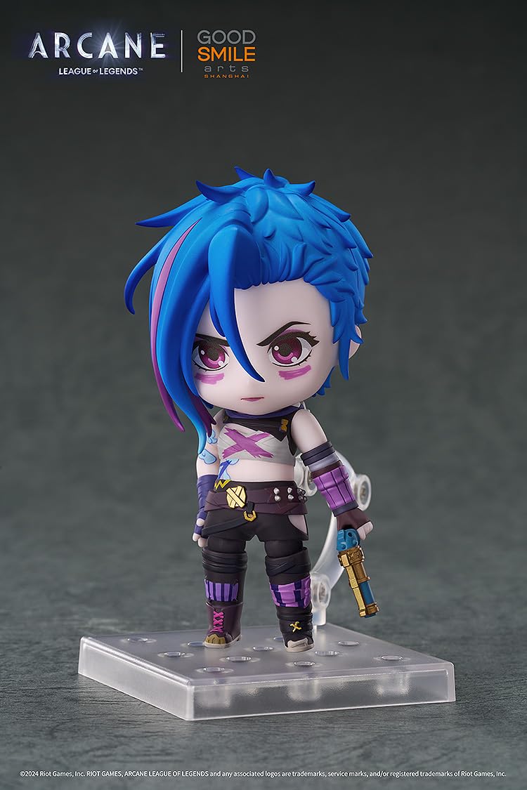 Good Smile Company Jinx Arcane Ver. Nendoroid Action Figure | Arcane x League of Legends Collectible