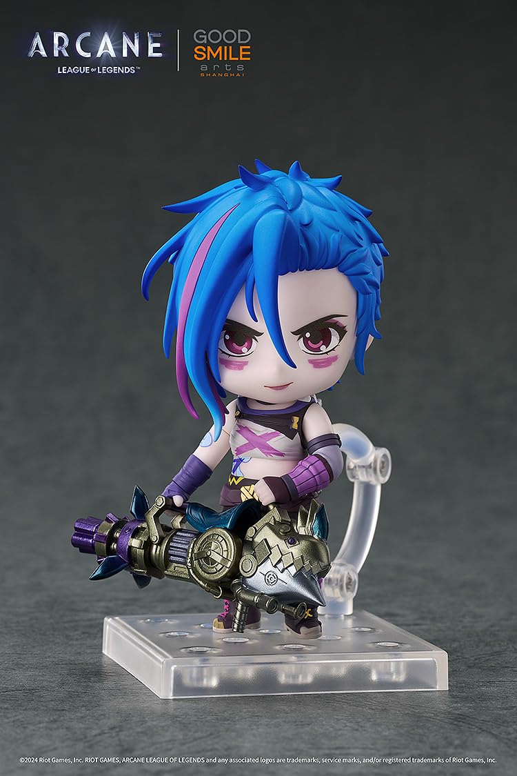 Good Smile Company Jinx Arcane Ver. Nendoroid Action Figure | Arcane x League of Legends Collectible