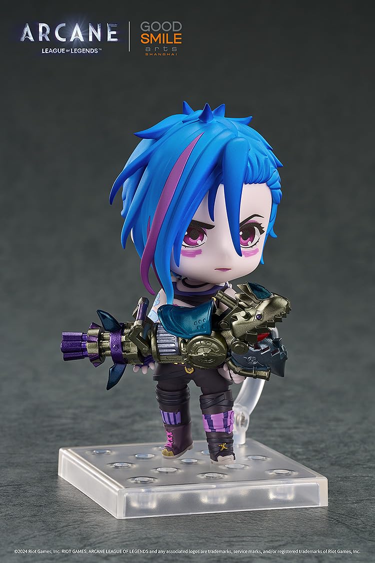 Good Smile Company Jinx Arcane Ver. Nendoroid Action Figure | Arcane x League of Legends Collectible