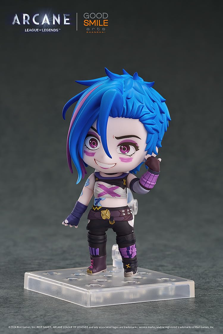 Good Smile Company Jinx Arcane Ver. Nendoroid Action Figure | Arcane x League of Legends Collectible