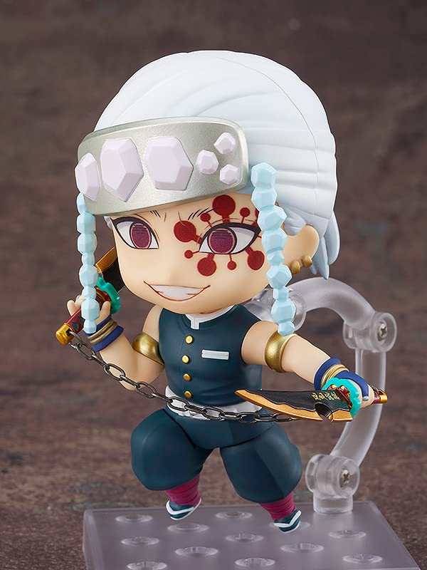 Good Smile Demon Slayer: Kimetsu no Yaiba Tengen Uzui Nendoroid – Multicolor | Official Good Smile Company Import