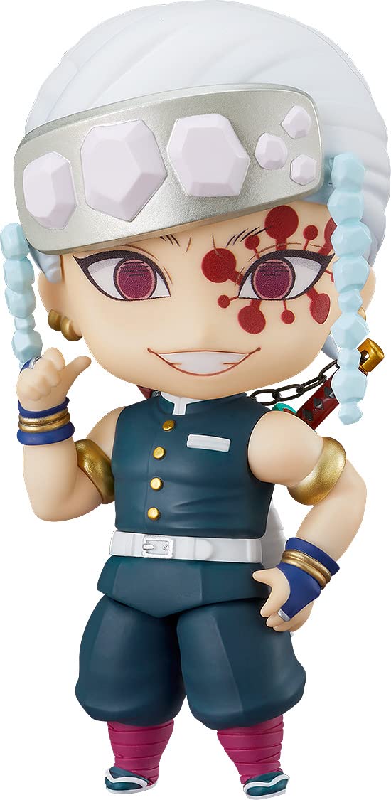 Good Smile Demon Slayer: Kimetsu no Yaiba Tengen Uzui Nendoroid – Multicolor | Official Good Smile Company Import