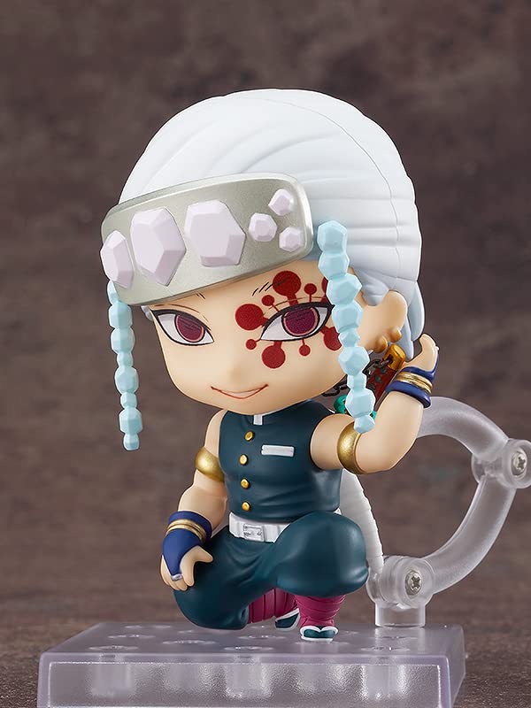 Good Smile Demon Slayer: Kimetsu no Yaiba Tengen Uzui Nendoroid – Multicolor | Official Good Smile Company Import
