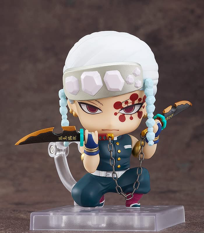Good Smile Demon Slayer: Kimetsu no Yaiba Tengen Uzui Nendoroid – Multicolor | Official Good Smile Company Import