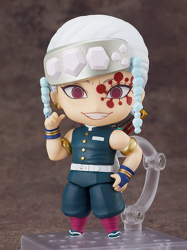 Good Smile Demon Slayer: Kimetsu no Yaiba Tengen Uzui Nendoroid – Multicolor | Official Good Smile Company Import