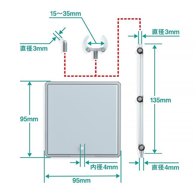 Good Smile The Simple Stand X3 – 3-Piece Translucent Display Stands for Figures & Models