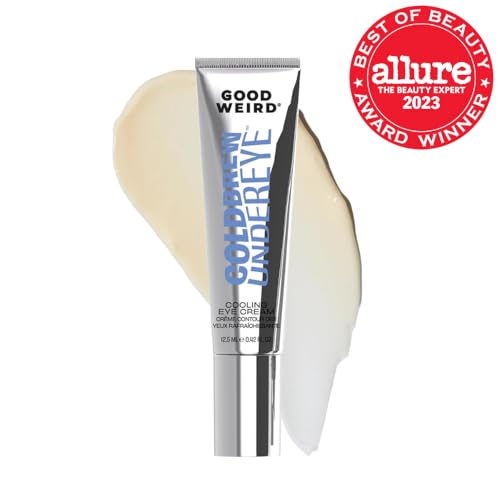 GOOD WEIRD Cold Brew Undereye Serum – Vegan Caffeine Eye Cream for Brightening & Smoothing | Allure Award Winner