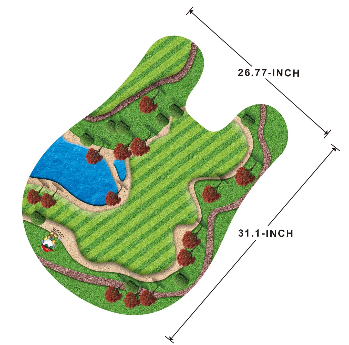 GOODLYSPORTS Toilet Golf Mini Golf Game | Funny Gag Gift for Adults