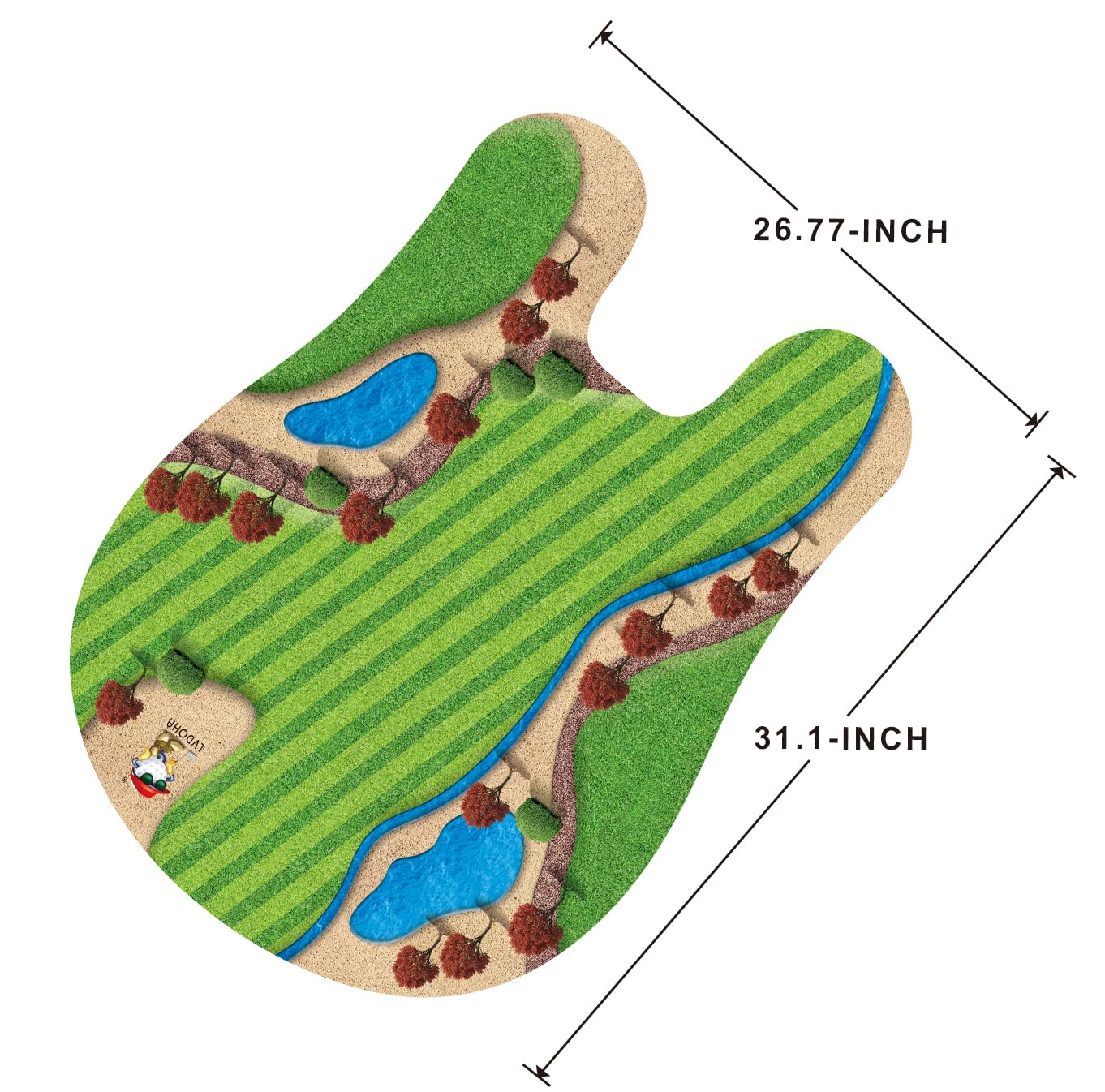 GOODLYSPORTS Toilet Golf – Mini Golf Game for Adults | Funny Gifts for Women & White Elephant