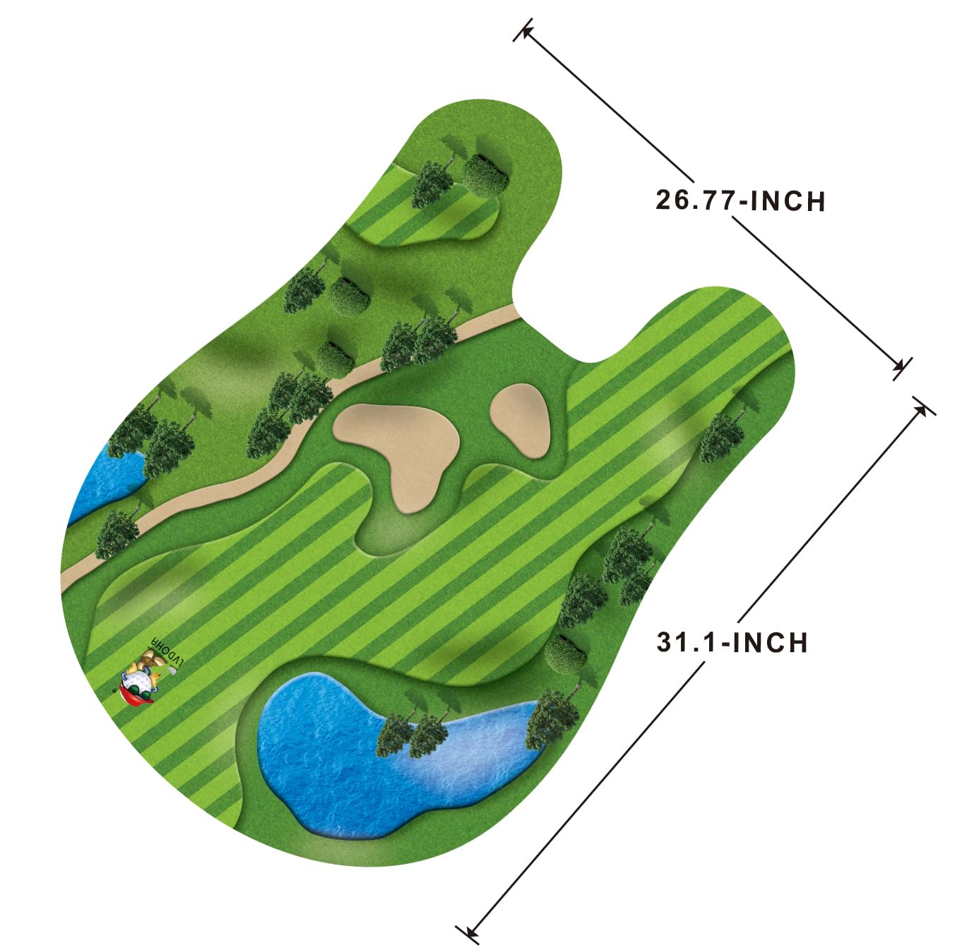 GOODLYSPORTS Toilet Golf – Fun Mini Golf Game for Adults