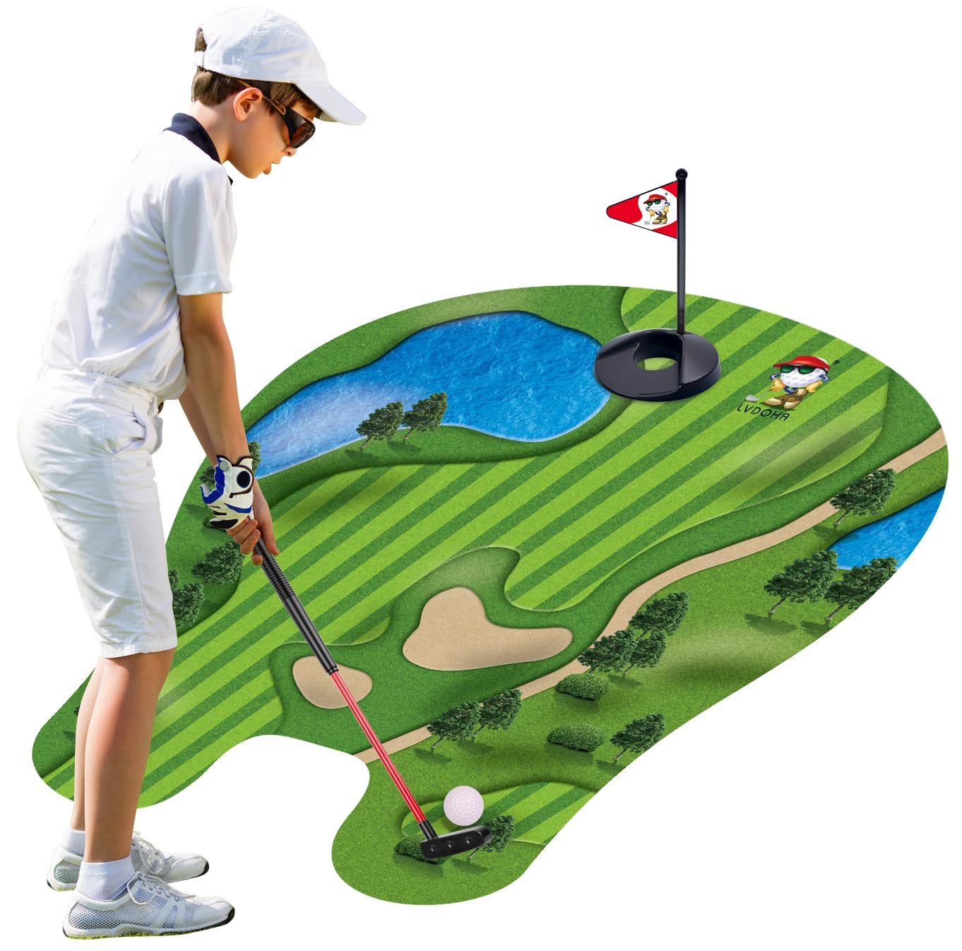 GOODLYSPORTS Toilet Golf – Fun Mini Golf Game for Adults