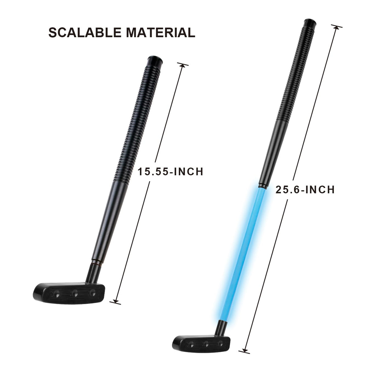 GOODLYSPORTS Glow in the Dark Toilet Golf — Funny Gift for Men, Dads & Golf Lovers