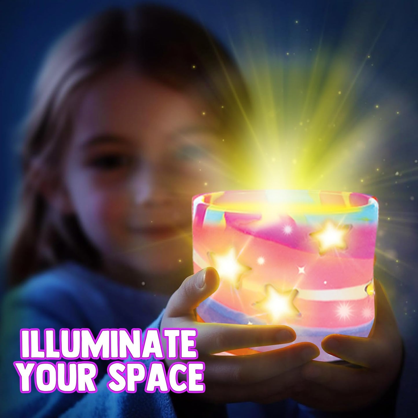 Goody King Make Your Own Clay Luminaries – DIY Light-Up Lantern Kit for Kids 8–12
