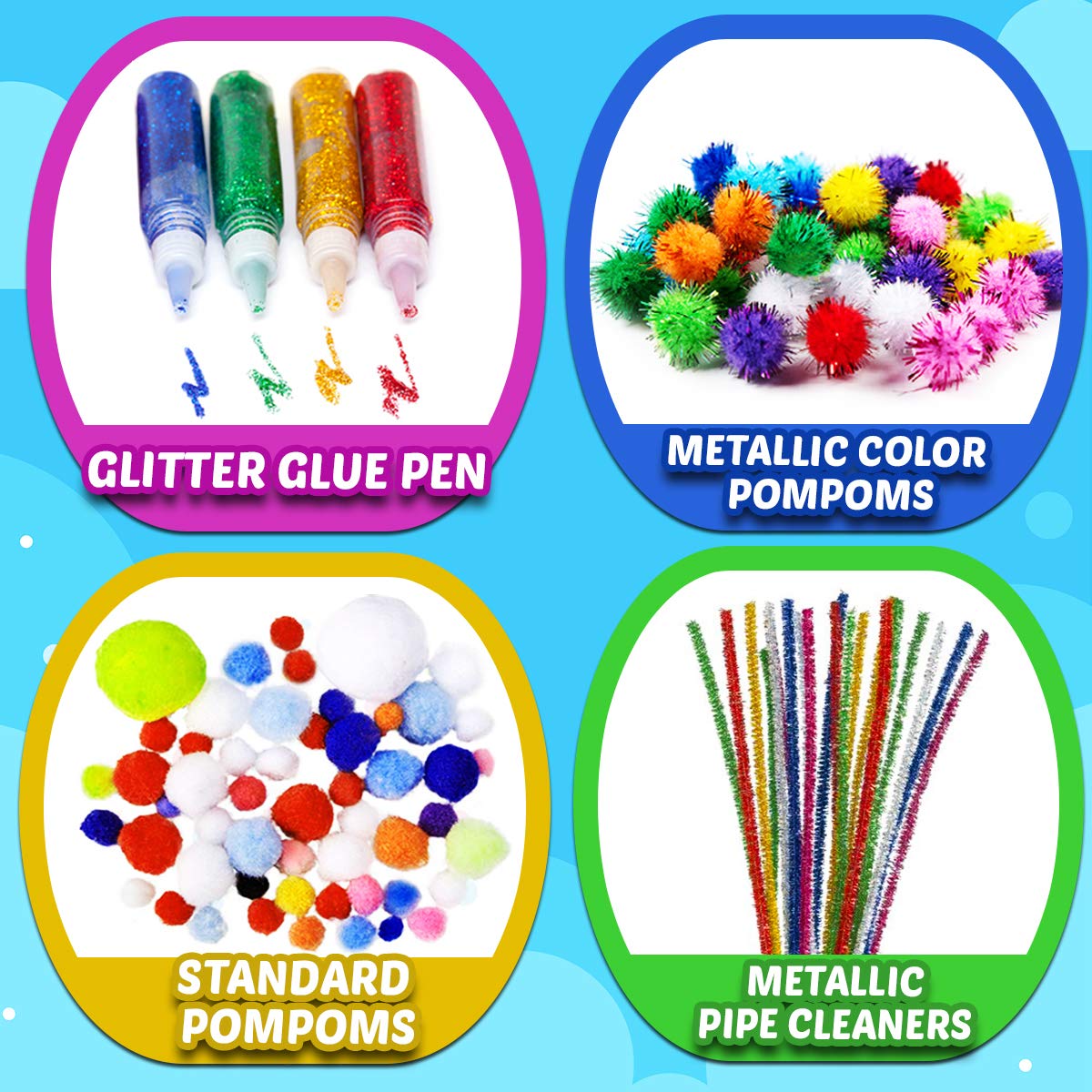 Goody King Arts and Crafts Jar Kit for Kids – Creative DIY Set for Ages 4–10