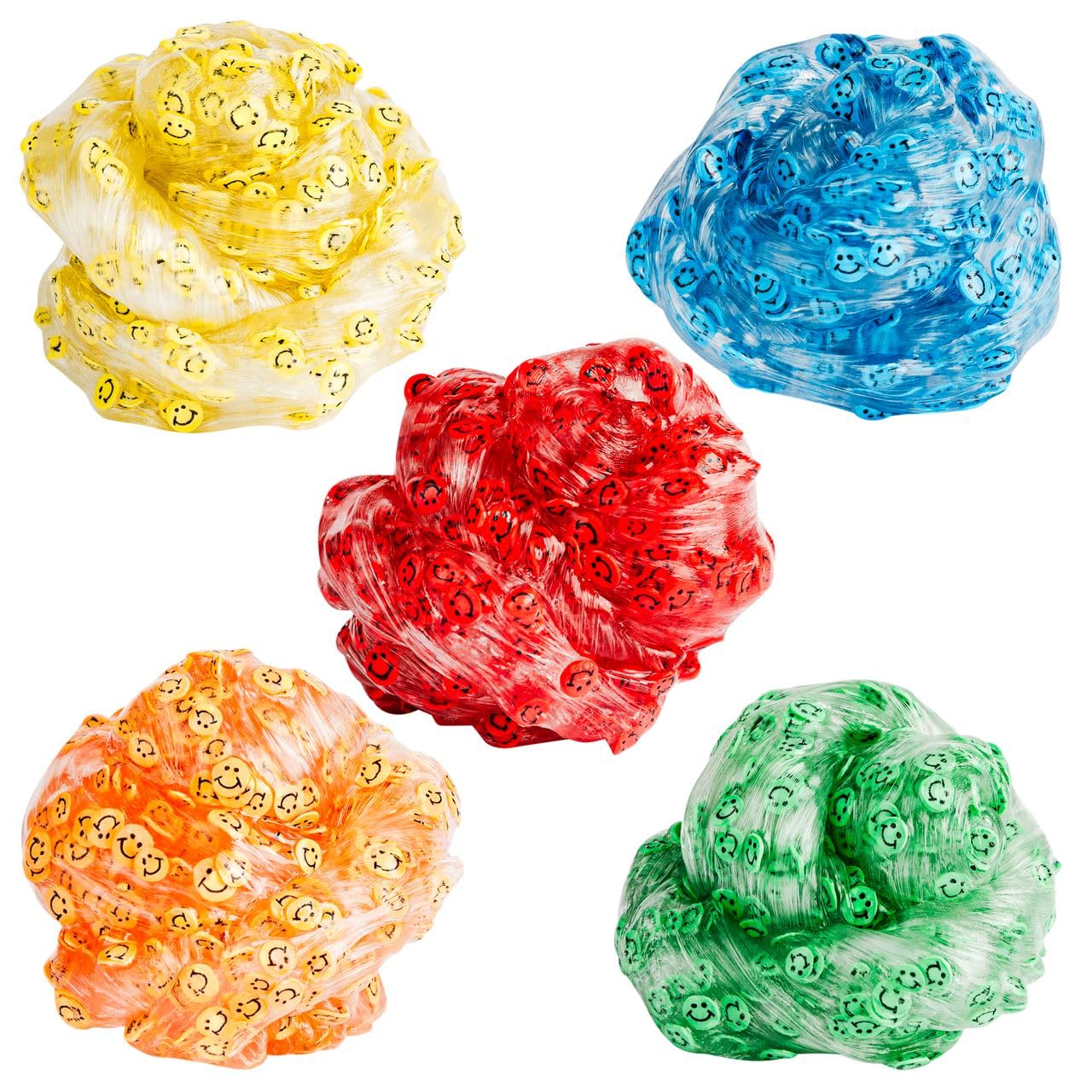 Goody Putty Emoji Putty Set — 5-Tin Bouncing Fidget Toy for Kids