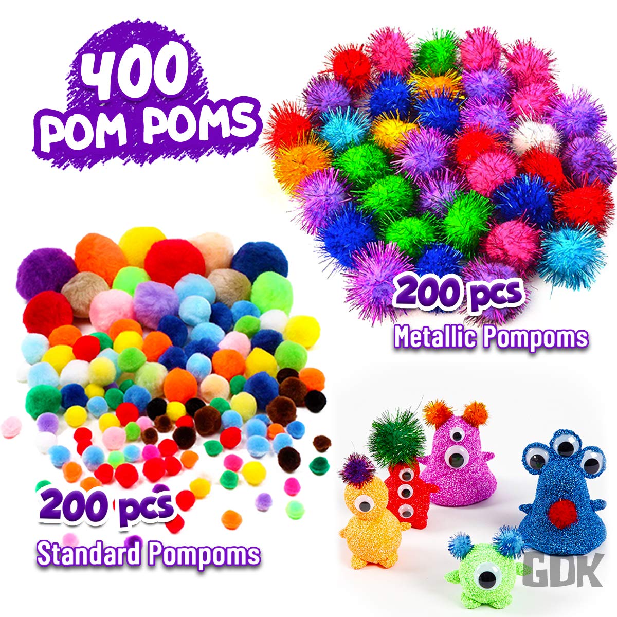 GoodyKing Arts & Crafts Kit for Kids — 1170 Pcs Craft Set (Ages 4-9)