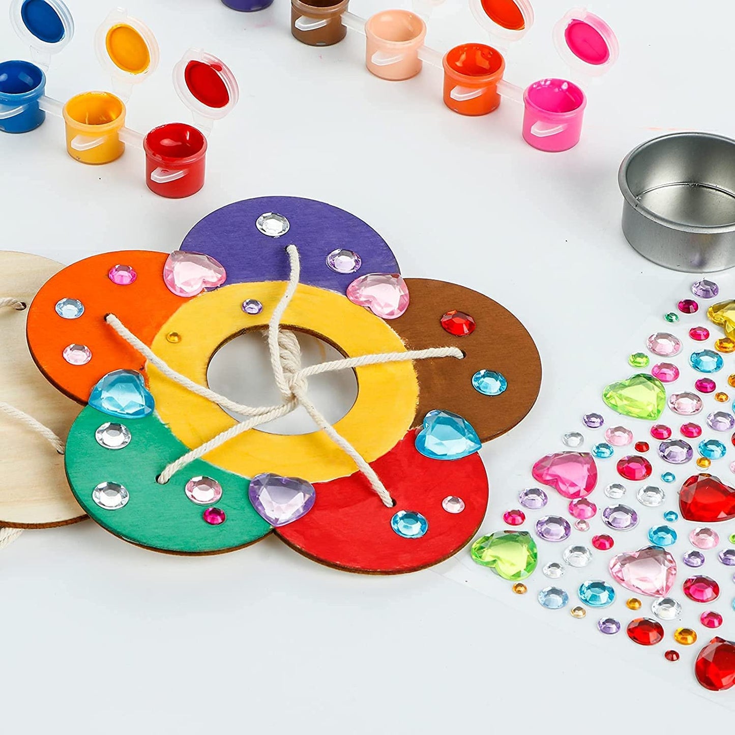 Gooidea Kids Arts & Crafts Bird Feeders – 2-Pack DIY Wooden Paint Kits for Outdoor Fun (Ages 3–12)