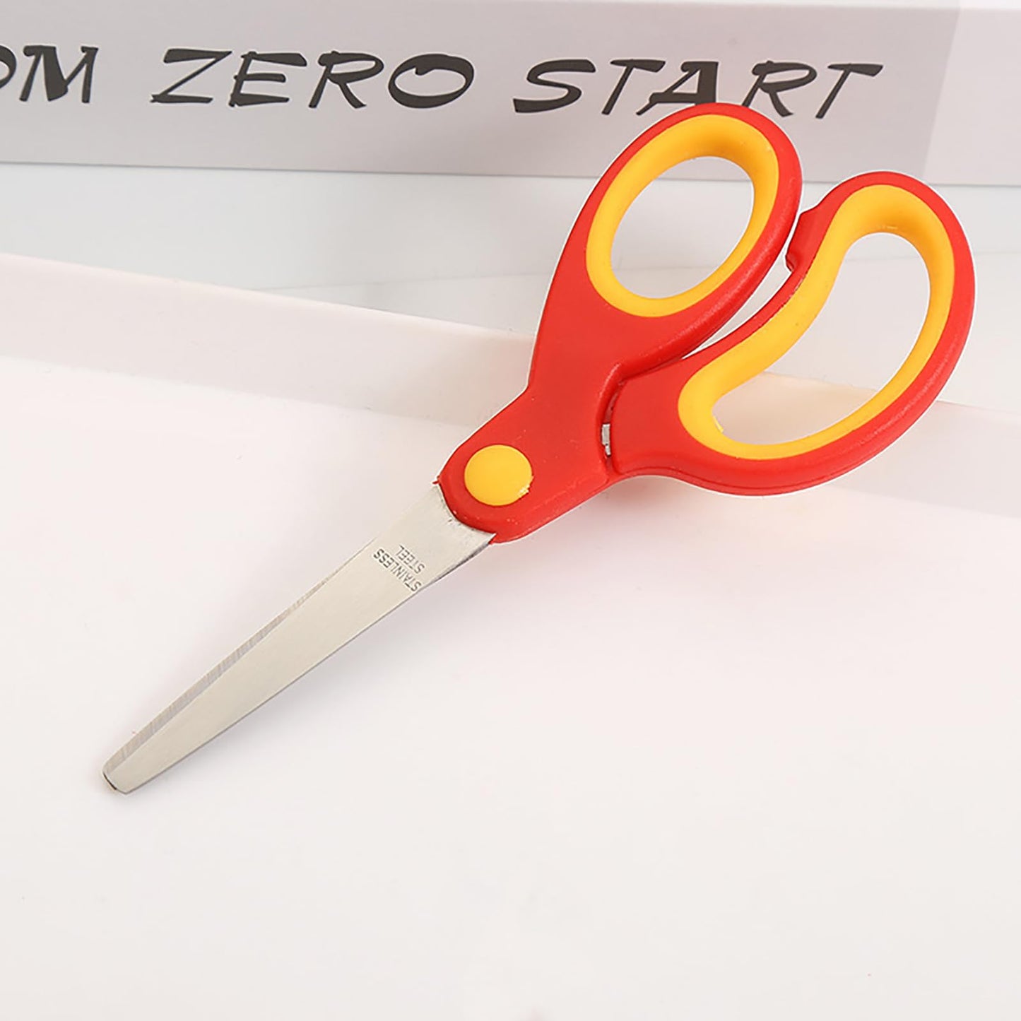Gorofit Left Kids Scissors - Left-Handed Safety Scissors for Toddlers, 5.8 Inch