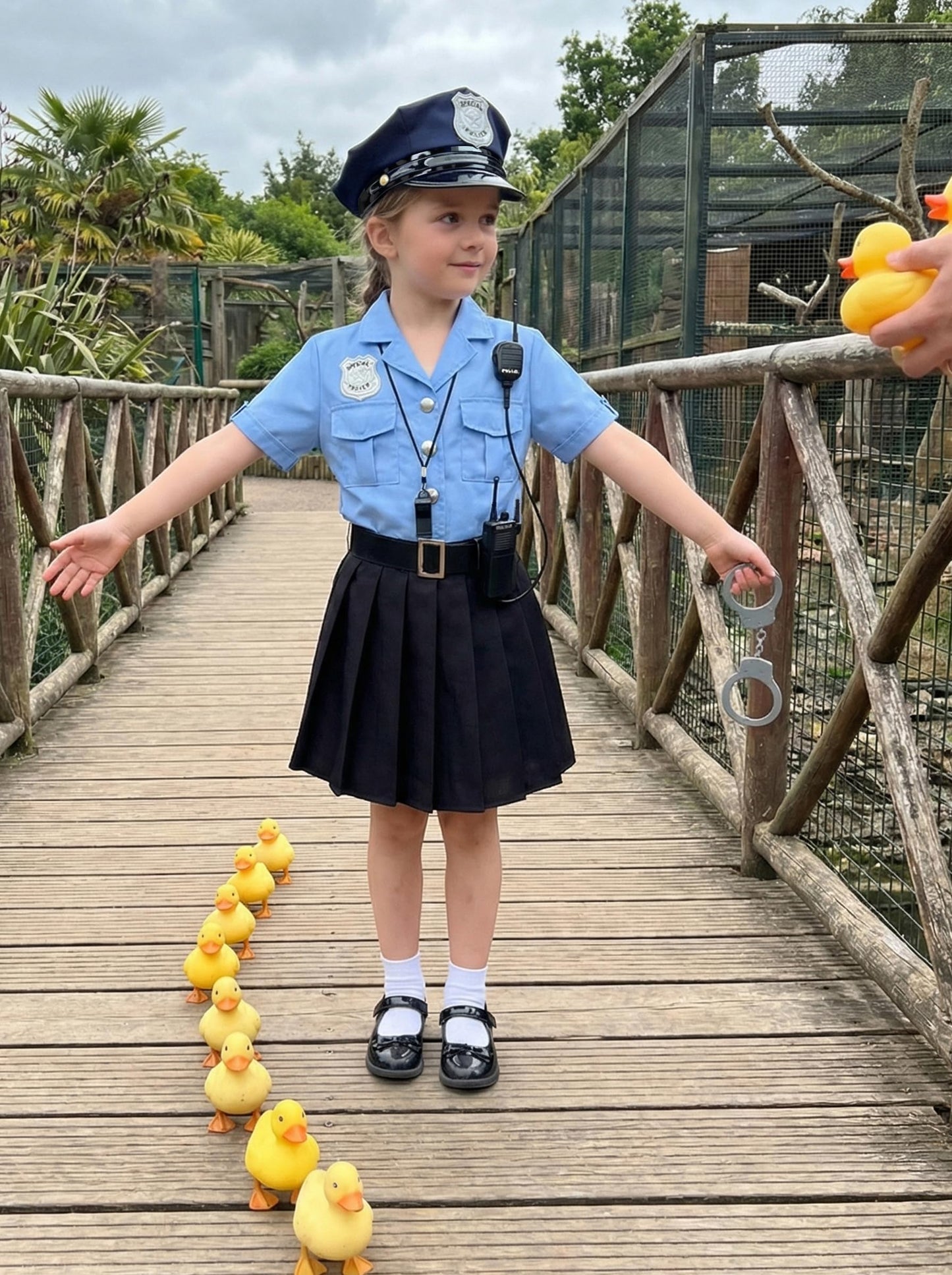 Gortykor Girls Police Officer Costume – Complete Cop Uniform for 7-8 Years