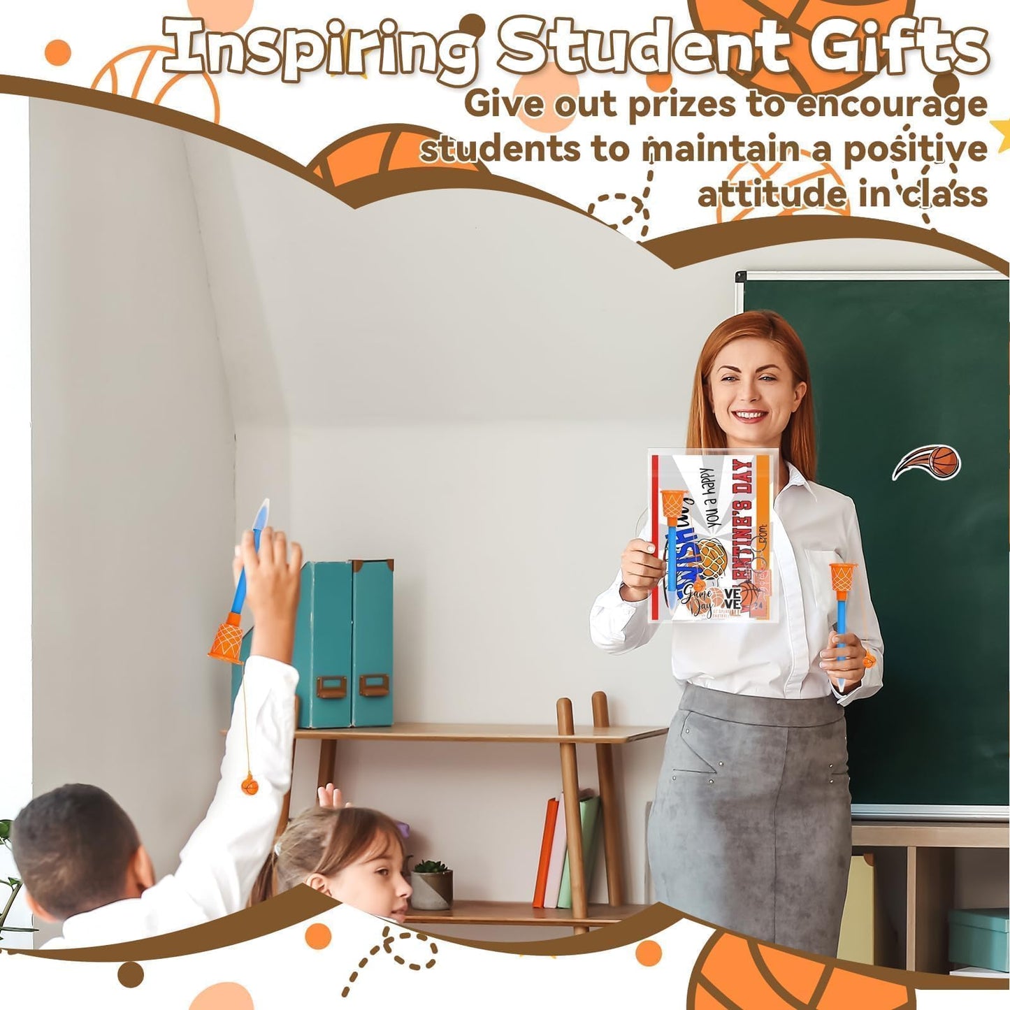 Gosodeny 28-Set Valentine’s Day Gifts & Basketball Party Favors — Classroom Prizes & Teacher Gifts