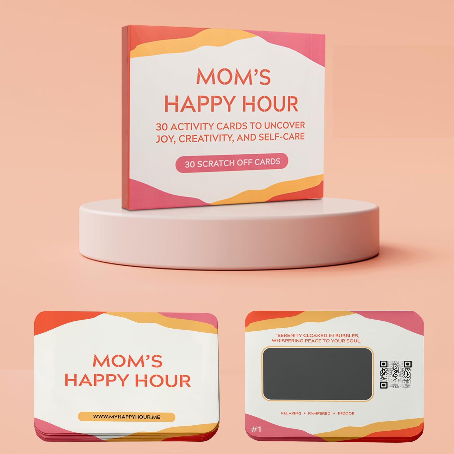 Got you a little something: Self-Care Gift for Moms - 30 Scratch-Off Cards