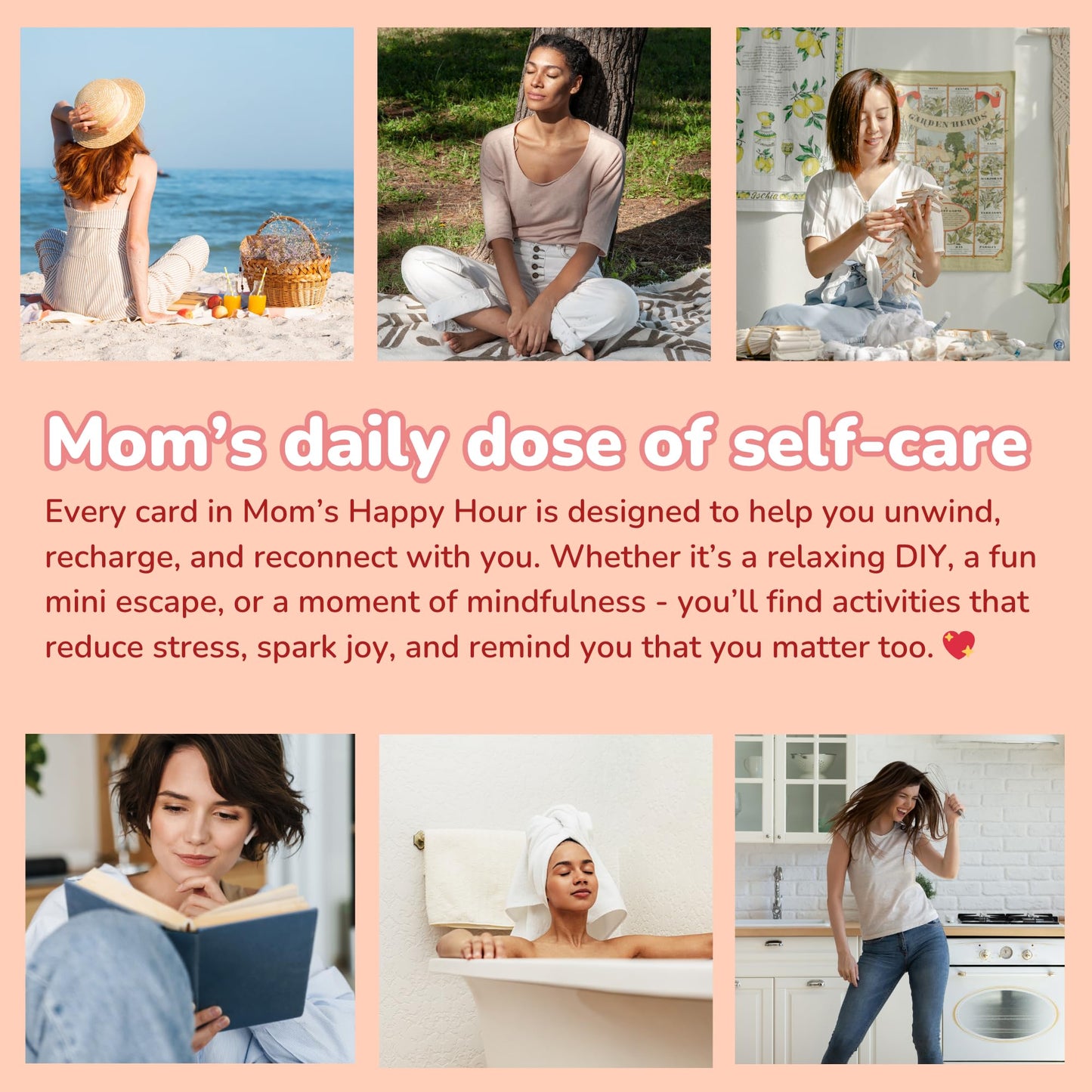Got you a little something: Self-Care Gift for Moms - 30 Scratch-Off Cards