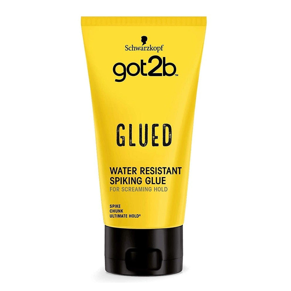 Schwarzkopf Got2b Glued Water Resistant Spiking Glued Extreme Hold Hair Gel for Men & Women 150ml