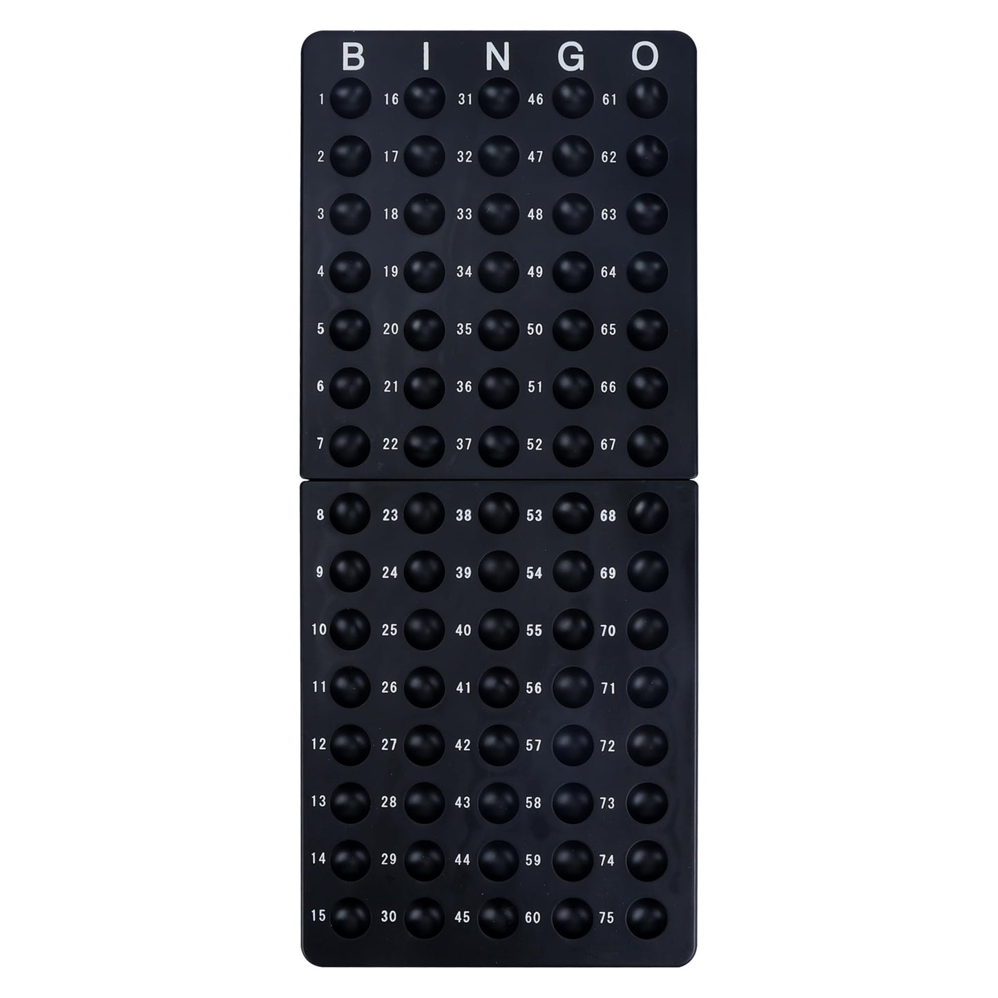GOTHINK Bingo Game Set for Adults and Kids - 8in Steel Cage, 75 Balls, 18 Cards, 150 Chips