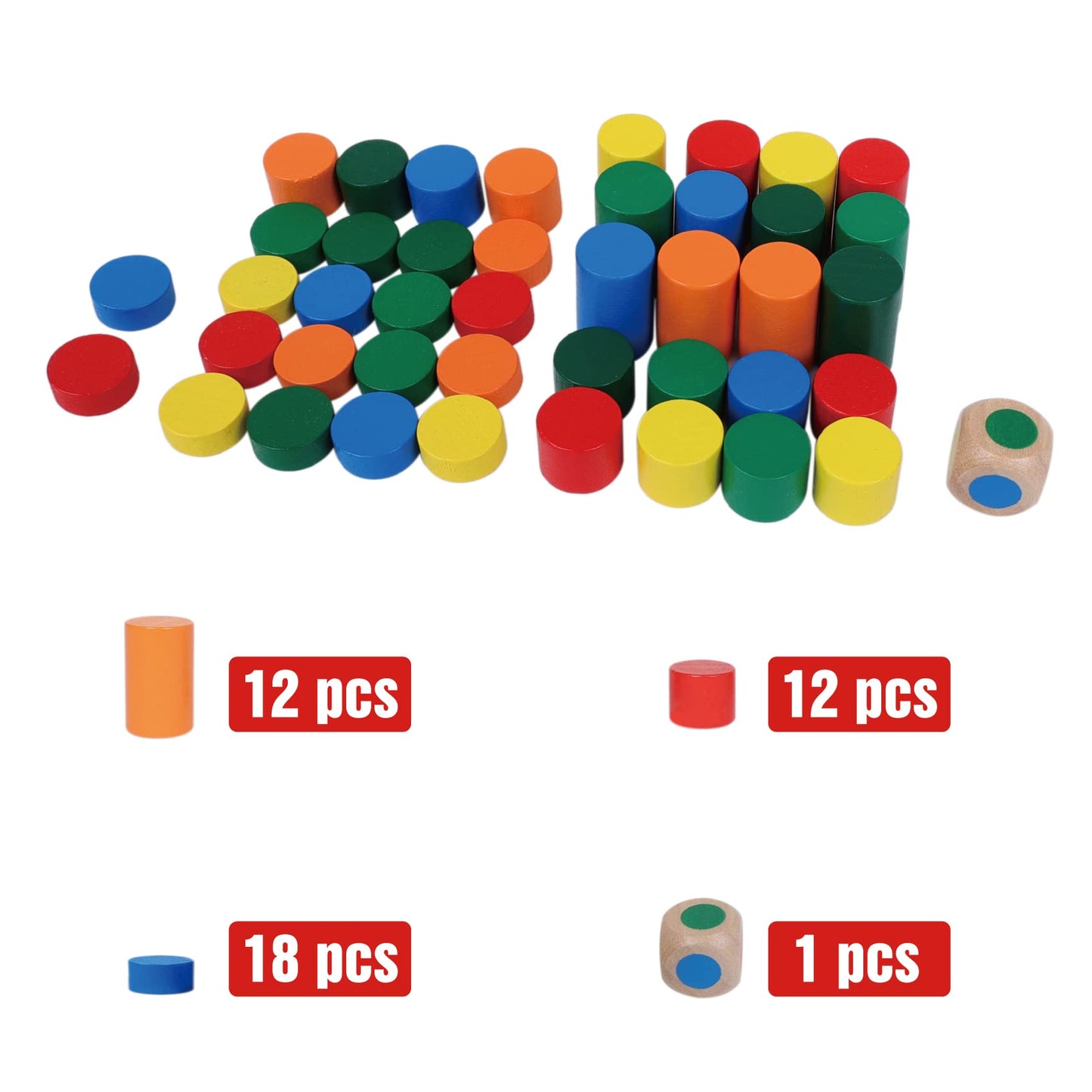 GOTHINK Wooden Balancing Pendulum Game – 42-Piece Montessori Toy for Kids & Adults