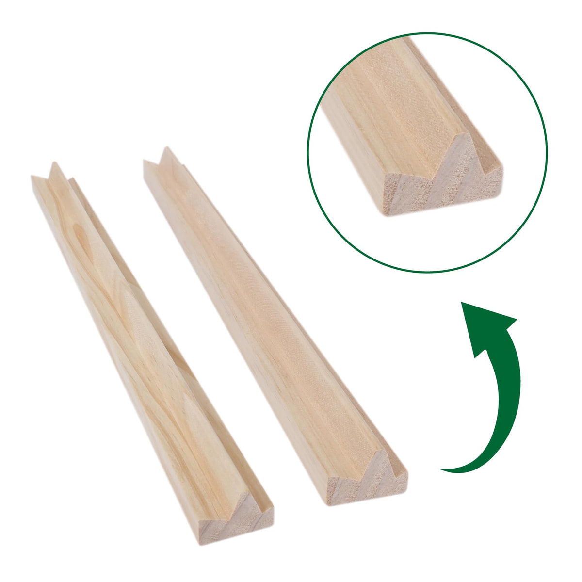 GOTHINK 4-Pack Wooden Mahjong Tray Racks for Mahjong & Mexican Train