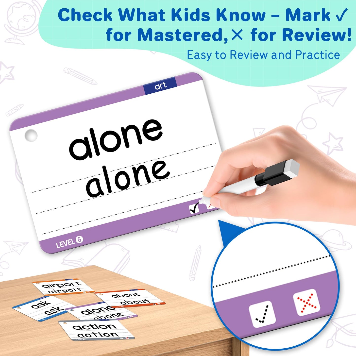 Gotoofun 1180 Sight Words Flash Cards – Dolch & Fry High-Frequency Reading Kit
