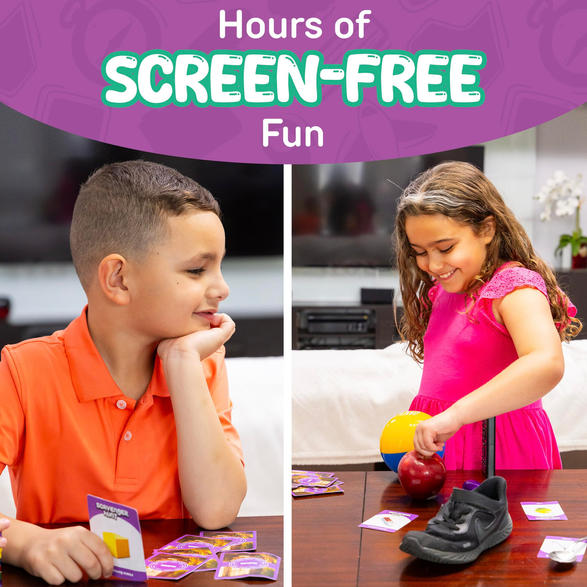 GOTROVO Active Kids Scavenger Hunt – Indoor & Outdoor Screen-Free Family Game (Ages 4-8)