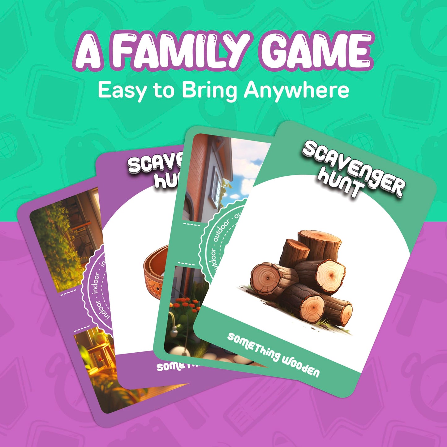 GOTROVO Active Kids Scavenger Hunt – Indoor & Outdoor Screen-Free Family Game (Ages 4-8)