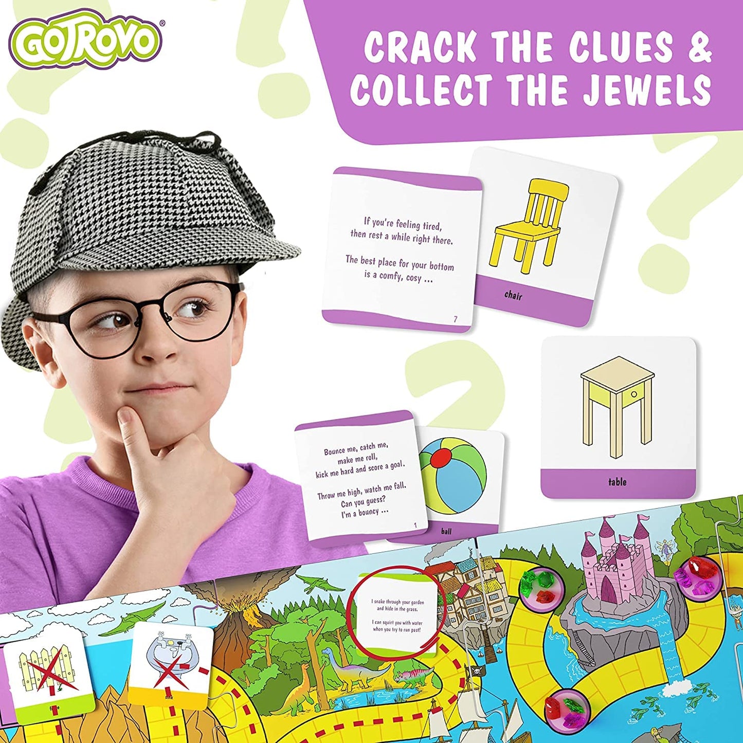 GOTROVO The Family Treasure Hunt Game | Indoor Adventure for Kids 4-8