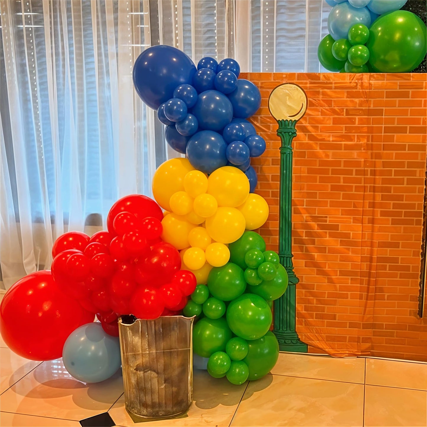 Govpy Rainbow Primary Color Latex Balloons – 60pcs 12in Set for Kids Birthday, Baby Shower & Events
