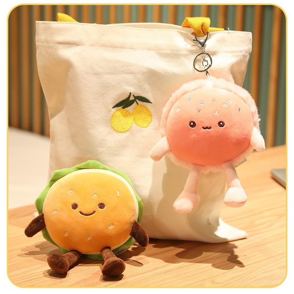 Goylmc Hamburger Plush Toy - Cute Hamburger Stuffed Toy Pillow for Kids