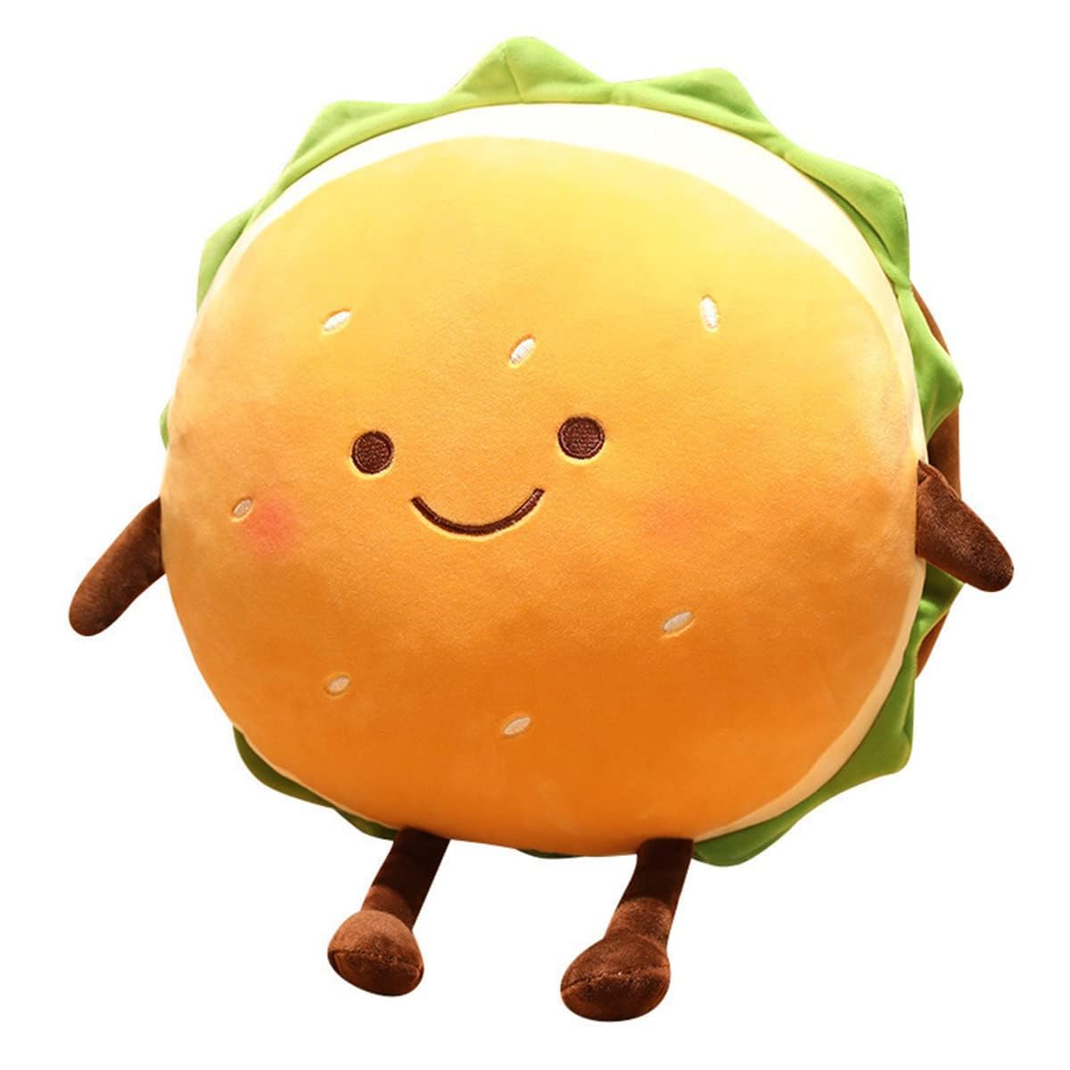 Goylmc Hamburger Plush Toy - Cute Hamburger Stuffed Toy Pillow for Kids