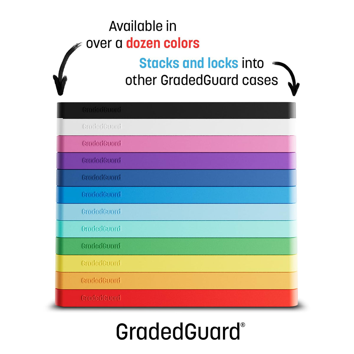 GradedGuard Card Guard Case for PSA Slabs – Royal, Soft-Touch Matte, Stackable TPU/PC