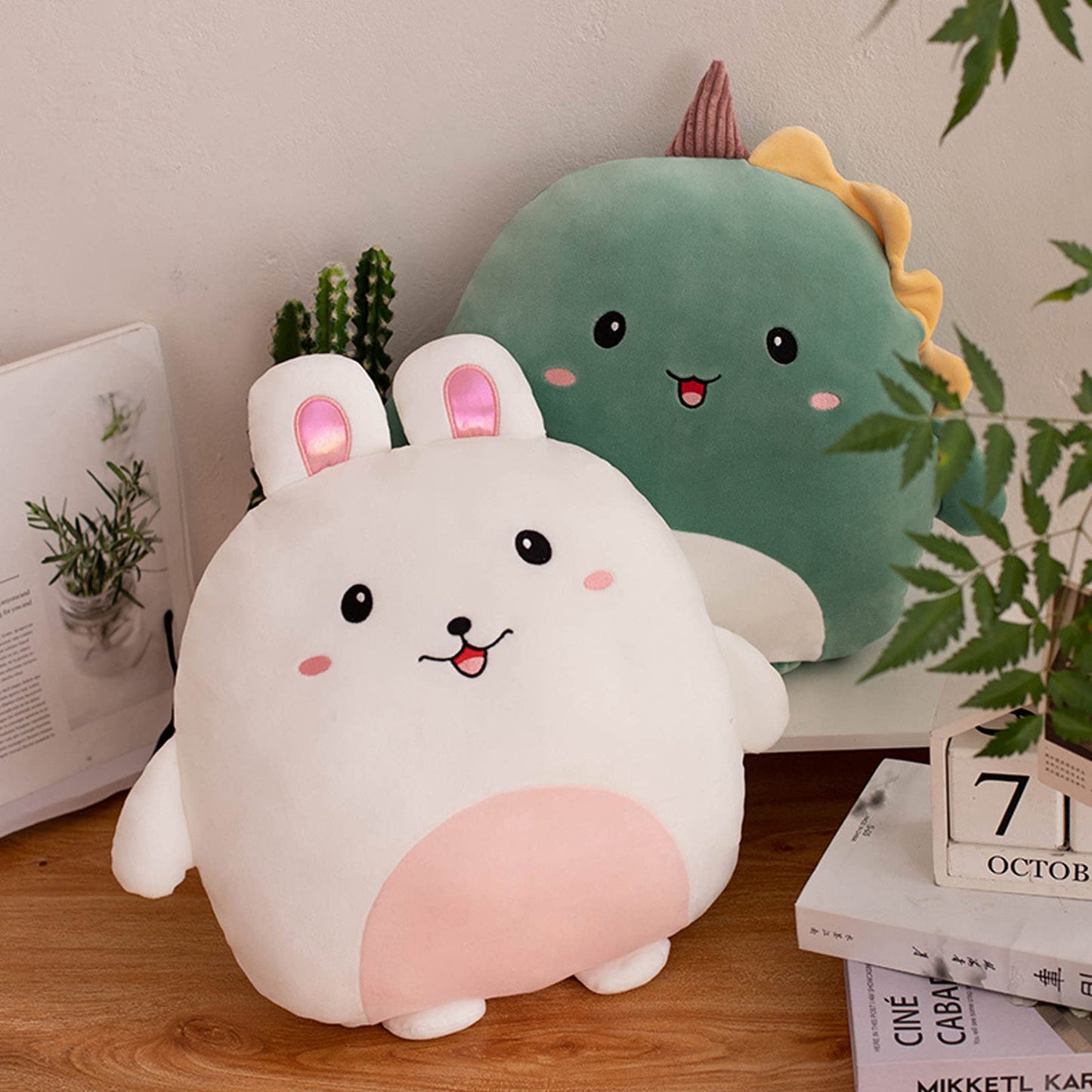 Grafingy Bunny Plush Pillow 16-Inch — Ultra-Soft Bunny Stuffed Toy for Room Decor & Gifts