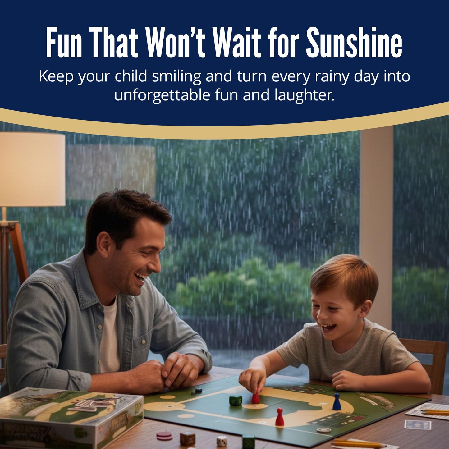 Grandma Smiley's Baseball Board Game – Indoor Family Fun for Kids 8-12, Basic & Advanced Play