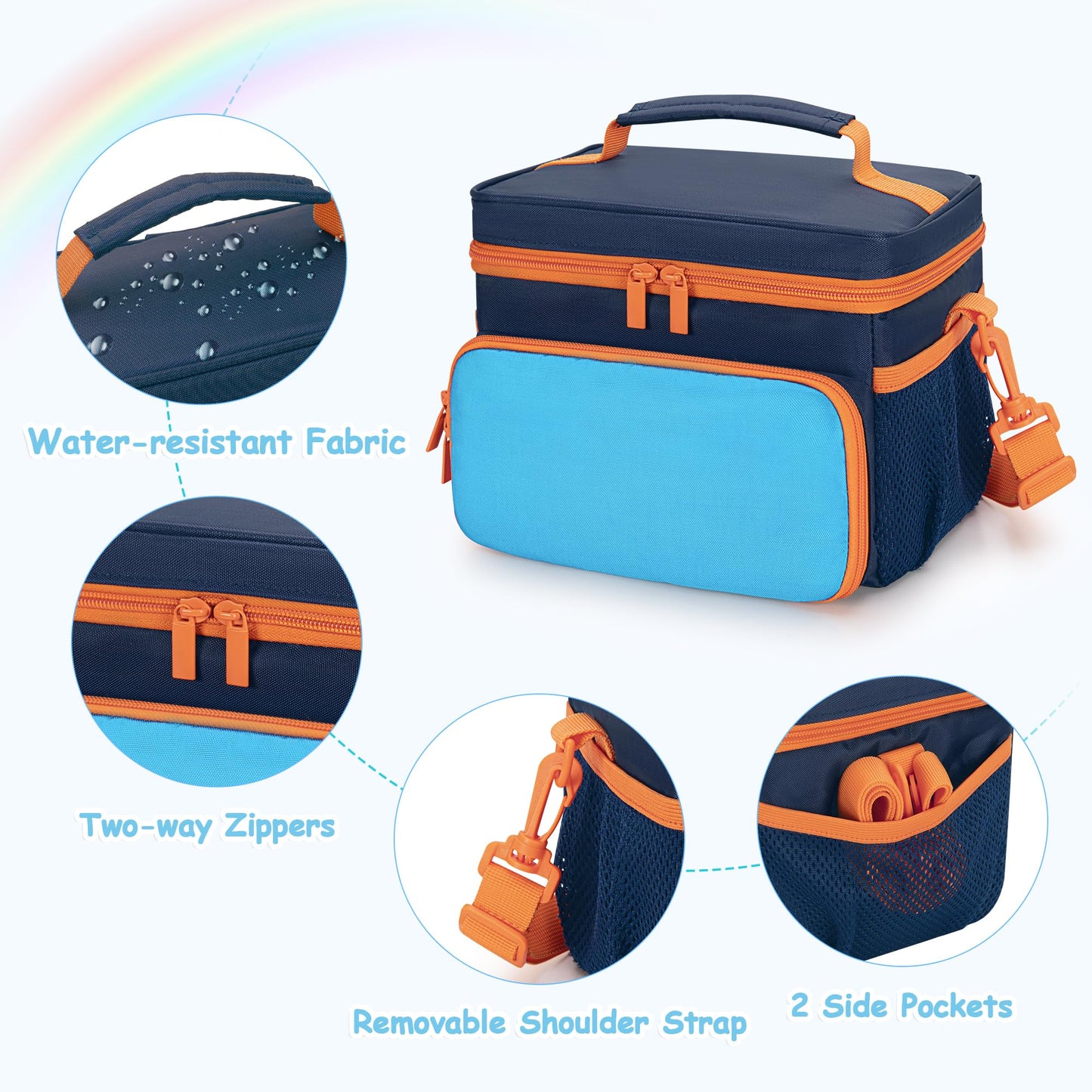 GRAOSO Carrying Case for Yoto Player 3rd Gen – Card Holder for 30 Cards (Blue)