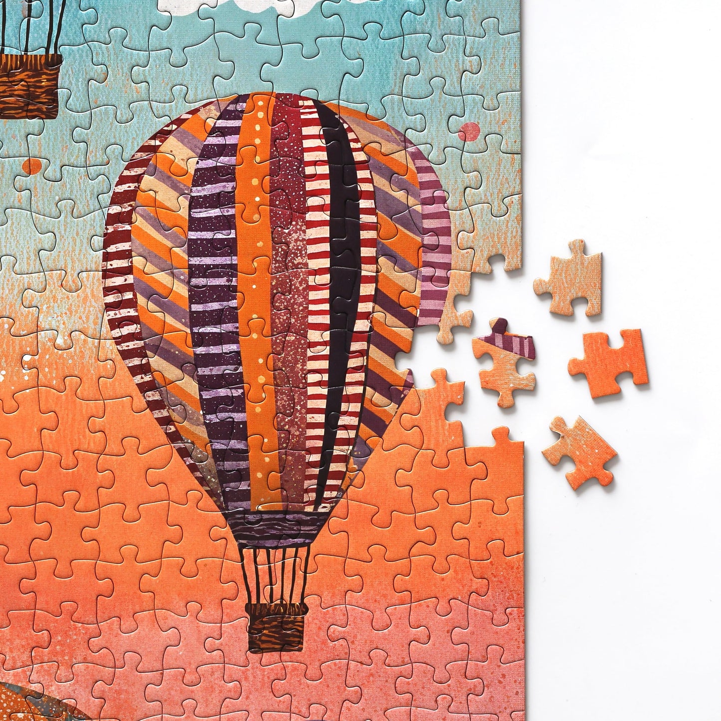 Graphinee 1000-Piece Jigsaw Puzzles for Adults – Hot Air Balloon Scene