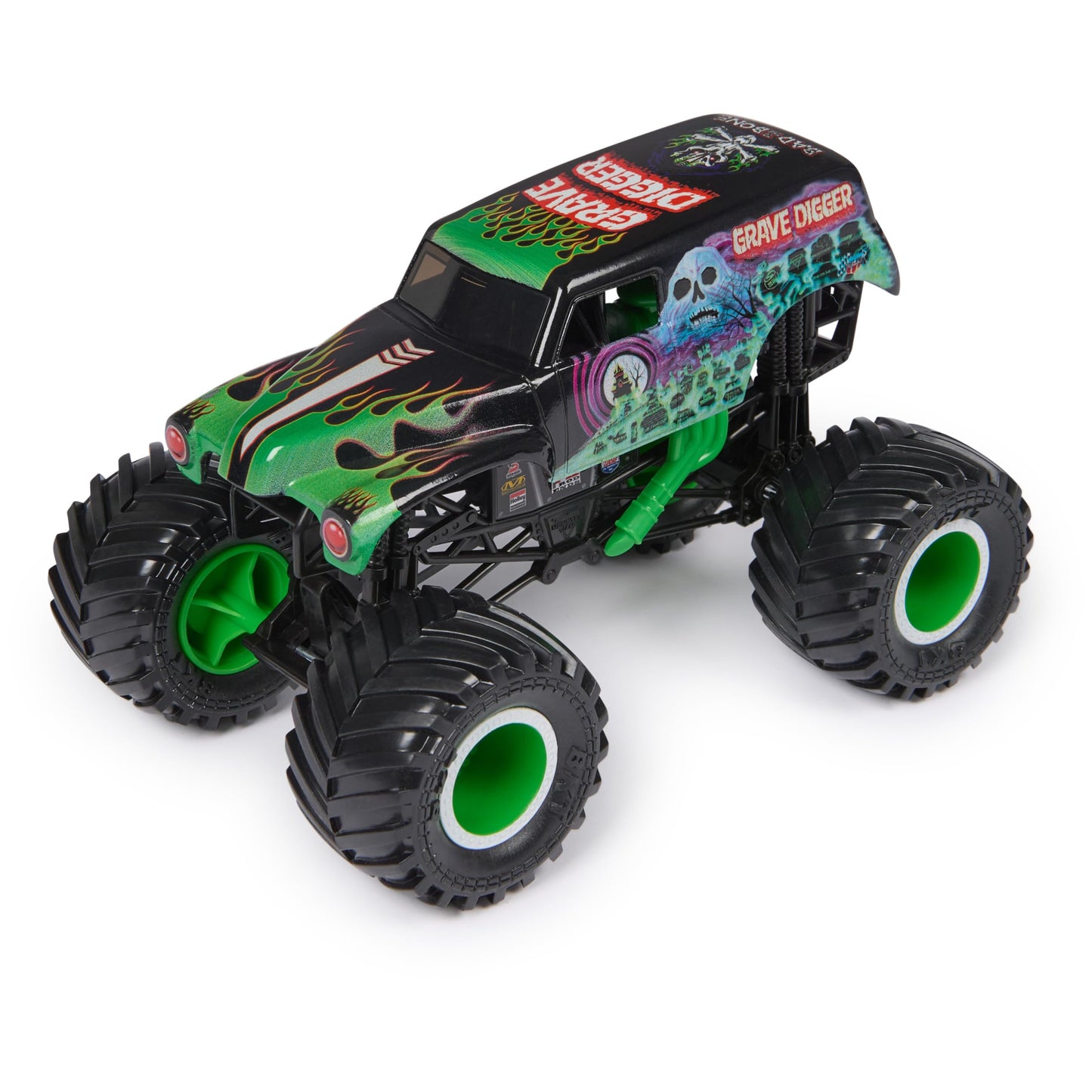 Monster Jam Official Grave Digger 1:24 Die-Cast Truck | Collectible Monster Jam Toys