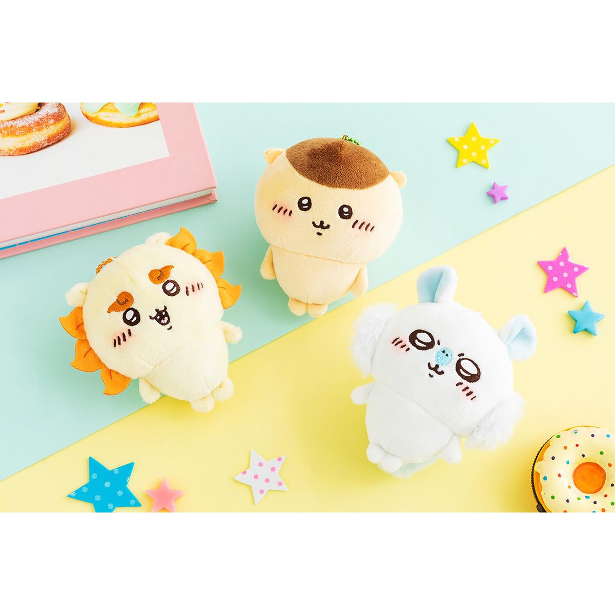 Gray Parker Service Chiikawa Mochitto Petit Mini Mascot – Kurimanju Bun Plush with Ball Chain