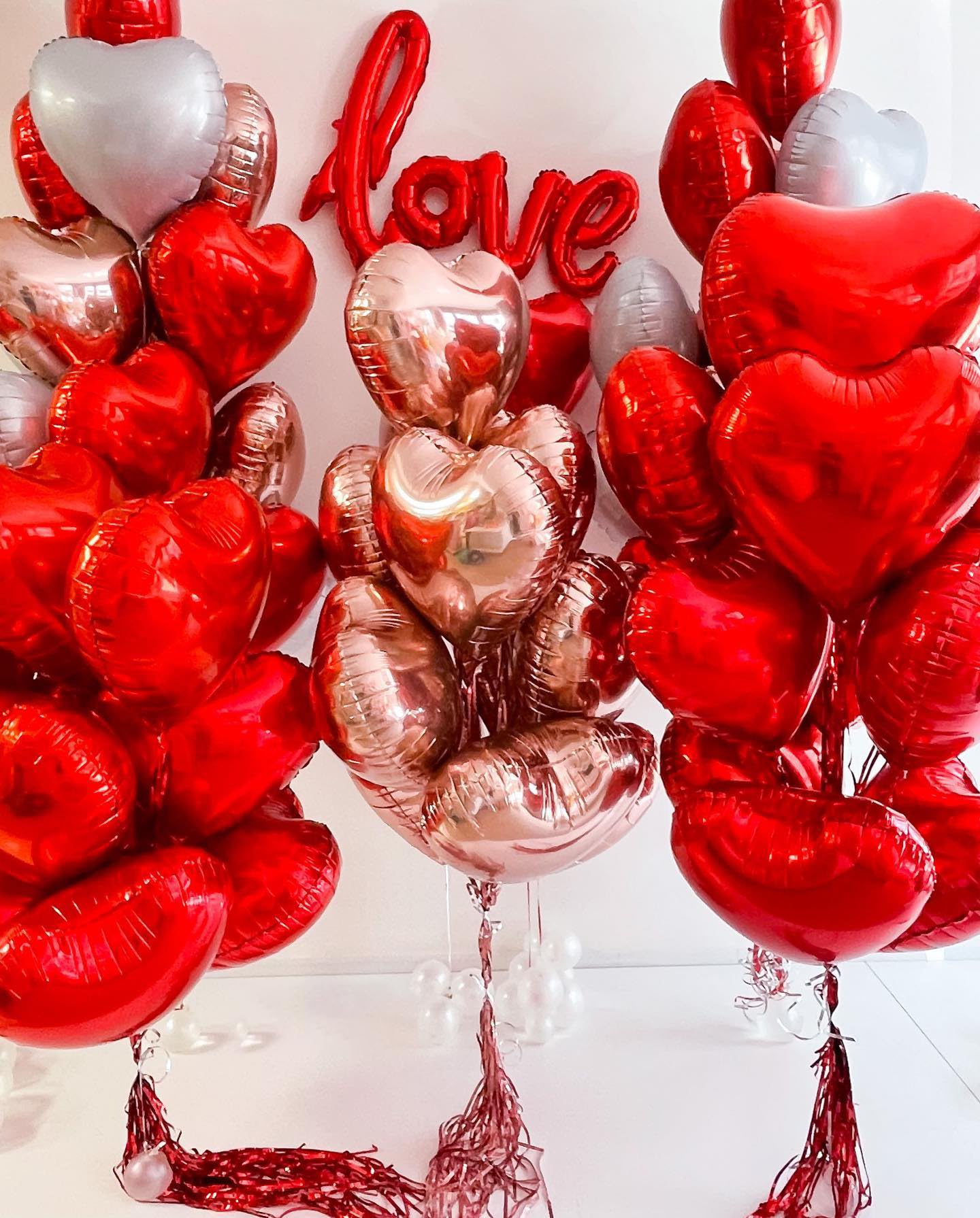 Grcypa Valentines Day Balloons Kit – Love Balloons & Heart Foils for Romance