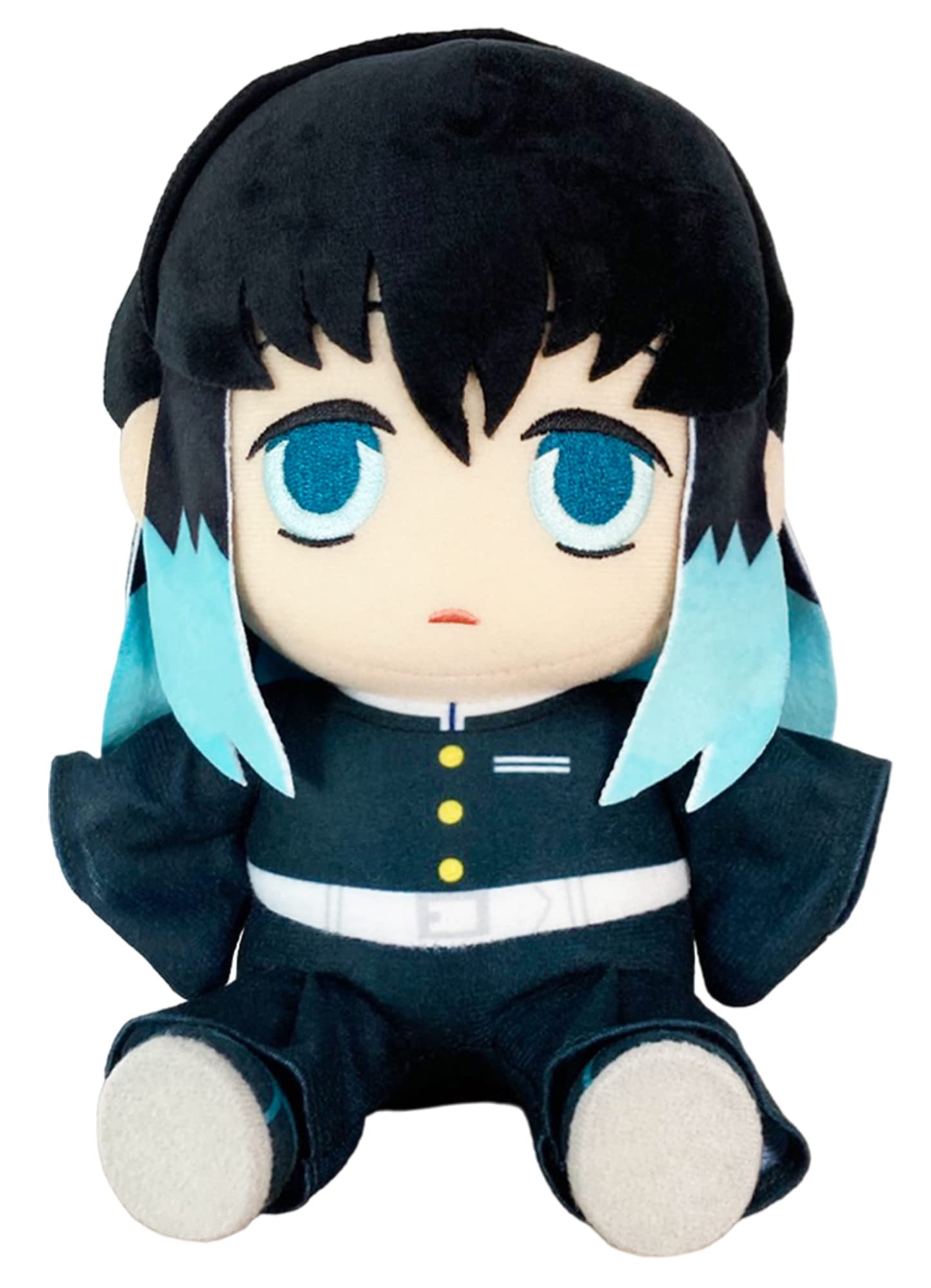 Great Eastern Entertainment Demon Slayer Muichiro Tokito Sitting Pose Plush - 7-Inch Tall - Officially Licensed