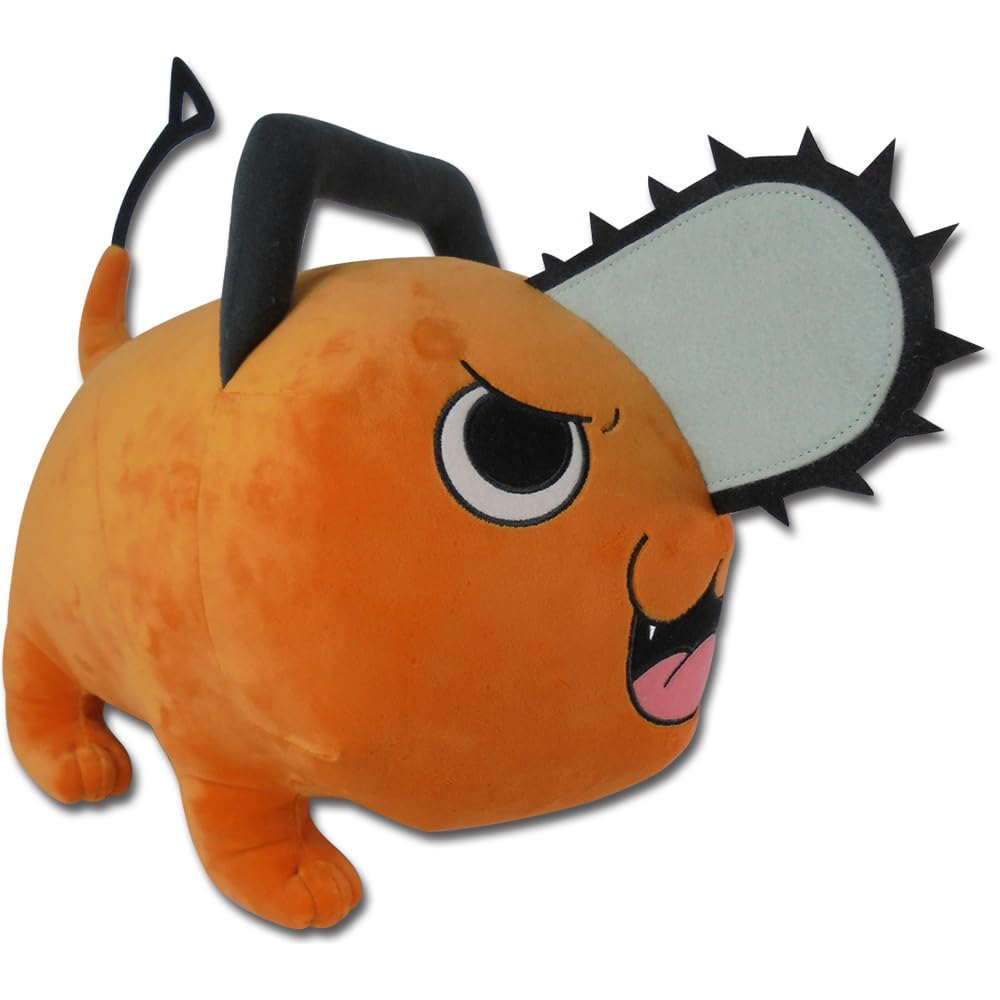 Great Eastern Entertainment Chainsaw Man Pochita Angry Standing Plush 12-Inch | Official Licensed