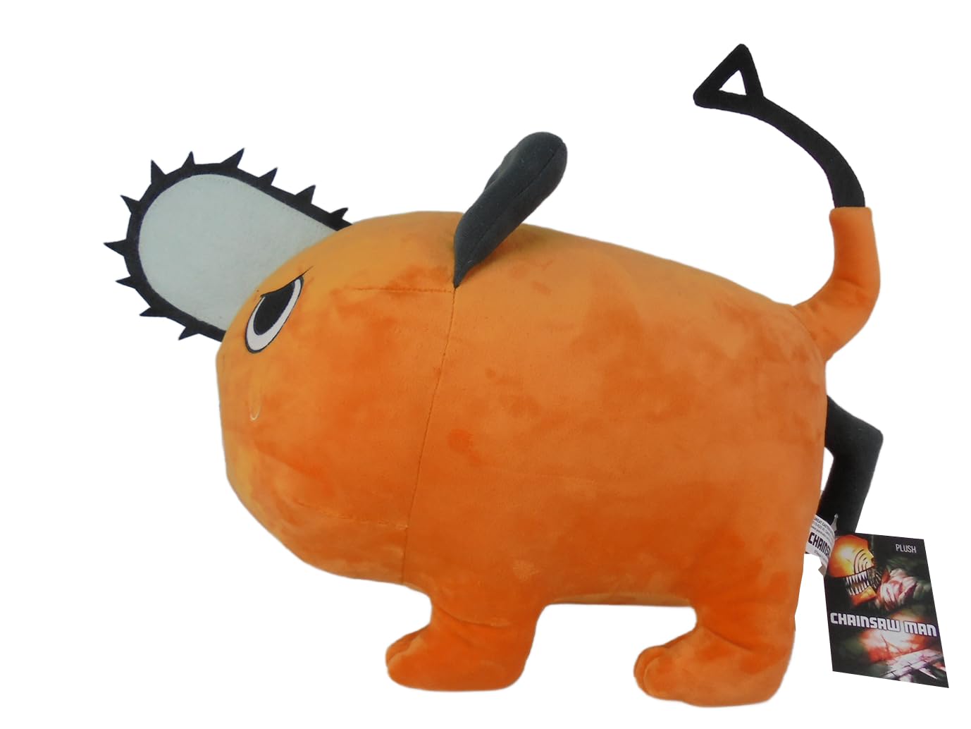 Great Eastern Entertainment Chainsaw Man Pochita Angry Standing Plush 12-Inch | Official Licensed