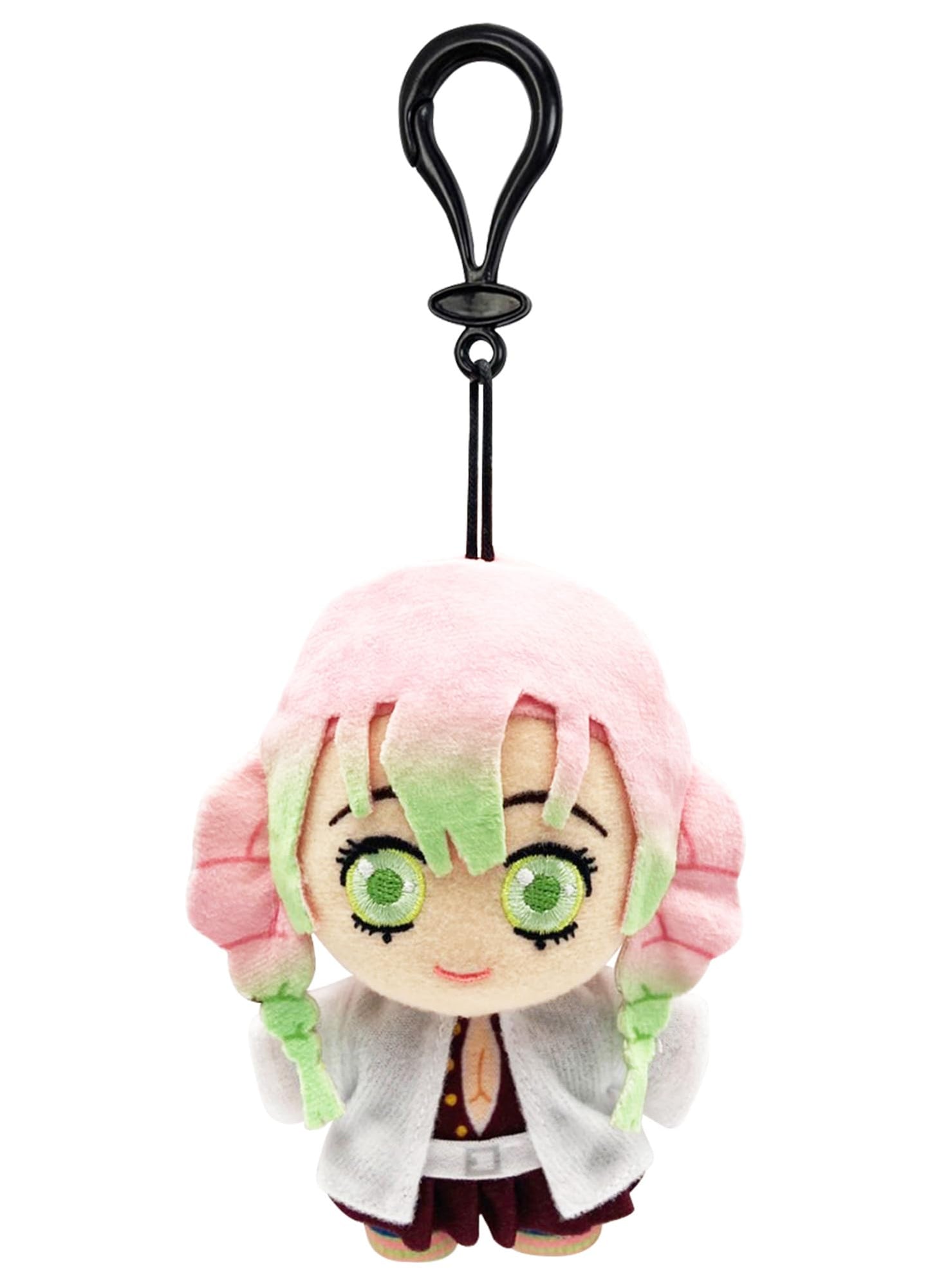 Great Eastern Entertainment Demon Slayer Mitsuri Kanroji Mini Plush – 4.5-inch with Spring Hook